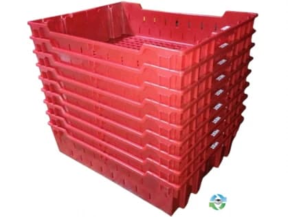 Food Totes & Trays For Sale: Red 28x22x07 Bakery Trays Small Min Order Stackable and Nestable- Available immediately Minnesota In Ohio - image 2 Food Totes & Trays For Sale: Red 28x22x07 Bakery Trays Small Min Order Stackable and Nestable- Available immediately Minnesota In Ohio - image 2