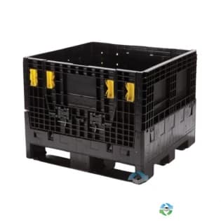 Pallet Containers For Sale: New Monoflo 30x32x25 Collapsible Bulk Containers w. Drop Doors In Virginia - image 1 Pallet Containers For Sale: New Monoflo 30x32x25 Collapsible Bulk Containers w. Drop Doors In Virginia - image 1