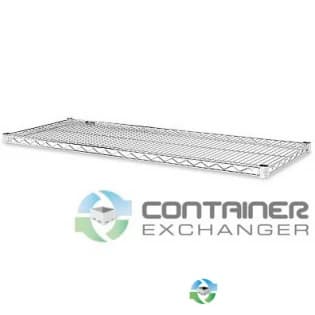 Transport Carts For Sale: New 48x24x72 Adjustable Chrome Wire Shelving w. Optional Casters New York In New York - image 1 Transport Carts For Sale: New 48x24x72 Adjustable Chrome Wire Shelving w. Optional Casters New York In New York - image 1