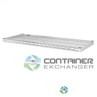 Transport Carts For Sale: New 72x36x72 Adjustable Chrome Wire Shelving w. Optional Casters New York In New York - image 1 Transport Carts For Sale: New 72x36x72 Adjustable Chrome Wire Shelving w. Optional Casters New York In New York - image 1