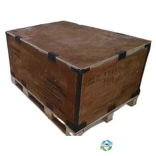 Wood Crates For Sale: Used 50.5x38.5x30 Collapsible Wood Crates 14.8 Type 02 Heat Treated Michigan In Michigan - image 1 Wood Crates For Sale: Used 50.5x38.5x30 Collapsible Wood Crates 14.8 Type 02 Heat Treated Michigan In Michigan - image 1
