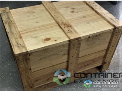 Wood Crates For Sale: Used 33x24x23 Wood Crates with Lids 700 lb Capacity Tennessee In Tennessee - image 2 Wood Crates For Sale: Used 33x24x23 Wood Crates with Lids 700 lb Capacity Tennessee In Tennessee - image 2