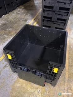 Pallet Containers For Sale: New Monoflo 30x32x25 Collapsible Bulk Containers - 2 Drop Doors In Mississippi - image 2 Pallet Containers For Sale: New Monoflo 30x32x25 Collapsible Bulk Containers - 2 Drop Doors In Mississippi - image 2