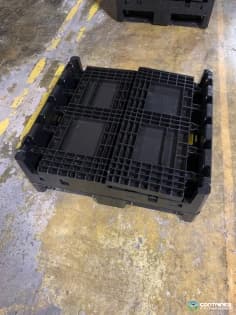Pallet Containers For Sale: New Monoflo 30x32x25 Collapsible Bulk Containers - 2 Drop Doors In Mississippi - image 3 Pallet Containers For Sale: New Monoflo 30x32x25 Collapsible Bulk Containers - 2 Drop Doors In Mississippi - image 3