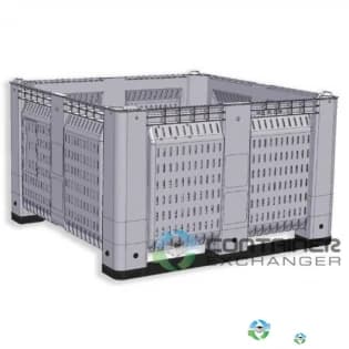 Pallet Containers For Sale: New 48x48x28.5 MACX48 Vented Plastic Bulk Boxes FDA Approved Michigan In Michigan - image 1 Pallet Containers For Sale: New 48x48x28.5 MACX48 Vented Plastic Bulk Boxes FDA Approved Michigan In Michigan - image 1