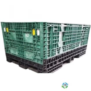 Pallet Containers For Sale: Used 78x48x34 Collapsible Bulk Containers Black South Carolina In South Carolina - image 1 Pallet Containers For Sale: Used 78x48x34 Collapsible Bulk Containers Black South Carolina In South Carolina - image 1