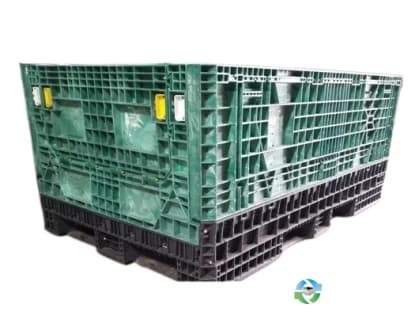 Pallet Containers For Sale: Used 78x48x34 Collapsible Bulk Containers Black South Carolina In South Carolina - image 2 Pallet Containers For Sale: Used 78x48x34 Collapsible Bulk Containers Black South Carolina In South Carolina - image 2