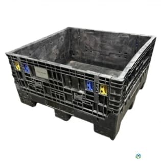 Pallet Containers For Sale: Used 45x48x25 Collapsible Bulk Containers w. Drop Doors South Carolina In South Carolina - image 1 Pallet Containers For Sale: Used 45x48x25 Collapsible Bulk Containers w. Drop Doors South Carolina In South Carolina - image 1