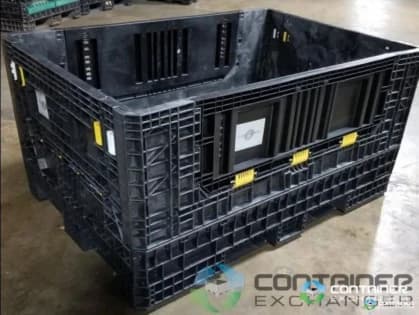 Pallet Containers For Sale: Used 70x48x34 Collapsible Bulk Containers with Drop Doors South Carolina In South Carolina - image 2 Pallet Containers For Sale: Used 70x48x34 Collapsible Bulk Containers with Drop Doors South Carolina In South Carolina - image 2
