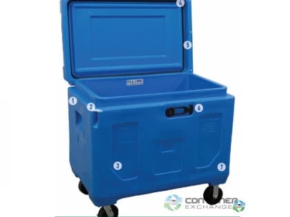 Insulated Containers For Sale: THERMOSAFE HR11P3-LC (Caster base) DURABLE INSULATED CONTAINER In Illinois - image 2 Insulated Containers For Sale: THERMOSAFE HR11P3-LC (Caster base) DURABLE INSULATED CONTAINER In Illinois - image 2