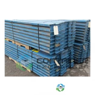 Beams For Sale: Used 102 x 4 Teardrop Blue Pallet Racking Beams Indiana In Indiana - image 1 Beams For Sale: Used 102 x 4 Teardrop Blue Pallet Racking Beams Indiana In Indiana - image 1