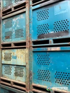 Metal Bins For Sale: Used 48x36x36 (Outside Dimensions) Rigid Metal Bins Ohio In Ohio - image 2 Metal Bins For Sale: Used 48x36x36 (Outside Dimensions) Rigid Metal Bins Ohio In Ohio - image 2