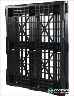 Plastic Pallets For Sale: 48x40x5.9 Rackable Stackable Mid Duty 6 Runner Plastic Pallets Michigan In Michigan - image 2 Plastic Pallets For Sale: 48x40x5.9 Rackable Stackable Mid Duty 6 Runner Plastic Pallets Michigan In Michigan - image 2