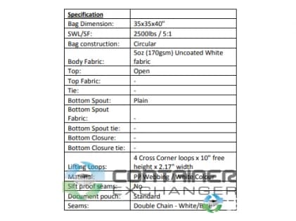 Bulk Bags - FIBC For Sale: NEW 35x35x40 Bulk Bags Open Top Flat Bottom New Jersey and California Locations In New Jersey - image 2 Bulk Bags - FIBC For Sale: NEW 35x35x40 Bulk Bags Open Top Flat Bottom New Jersey and California Locations In New Jersey - image 2