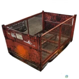 Wire Baskets For Sale: Used 60x42x31 Wire Basket with 2 drops on the 42" sides Ohio Mississippi In Ohio - image 1 Wire Baskets For Sale: Used 60x42x31 Wire Basket with 2 drops on the 42" sides Ohio Mississippi In Ohio - image 1