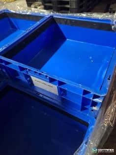 Stacking Totes For Sale: Used 24x22x7 Stacking Totes with Mixed Colors Indiana In Indiana - image 2 Stacking Totes For Sale: Used 24x22x7 Stacking Totes with Mixed Colors Indiana In Indiana - image 2
