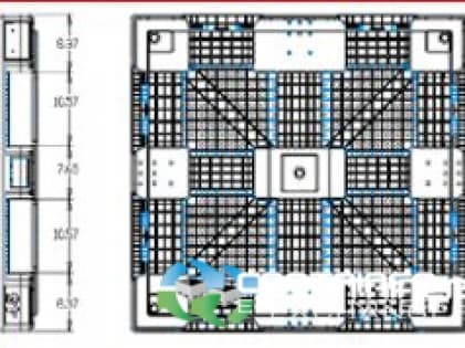 Plastic Pallets For Sale: New 48.56x45.59x5 Stackable Plastic Pallets North Carolina In North Carolina - image 2 Plastic Pallets For Sale: New 48.56x45.59x5 Stackable Plastic Pallets North Carolina In North Carolina - image 2