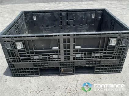 Pallet Containers For Sale: Used 64x48x25 Collapsible Pallet Containers w. Drop Doors Texas In Texas - image 1 Pallet Containers For Sale: Used 64x48x25 Collapsible Pallet Containers w. Drop Doors Texas In Texas - image 1