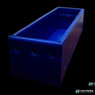Organizer Bins For Sale: Used 19.5x5.25x5 Lightweight and Durable Blue Corrugated Plastic Bins Rhode Island In Rhode Island - image 1 Organizer Bins For Sale: Used 19.5x5.25x5 Lightweight and Durable Blue Corrugated Plastic Bins Rhode Island In Rhode Island - image 1