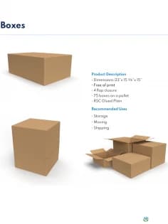 Gaylord Boxes For Sale: NEW 23x15.37x15 2 Wall Cardboard Boxes North Carolina In North Carolina - image 2 Gaylord Boxes For Sale: NEW 23x15.37x15 2 Wall Cardboard Boxes North Carolina In North Carolina - image 2