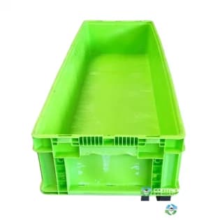 Stacking Totes For Sale: Used 48x15x7.5 Stacking Totes Green In Texas - image 1 Stacking Totes For Sale: Used 48x15x7.5 Stacking Totes Green In Texas - image 1