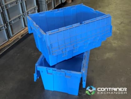 Stack & Nest Totes For Sale: New 25x15x13 Buckhorn Attached Lid Container South Carolina In South Carolina - image 3 Stack & Nest Totes For Sale: New 25x15x13 Buckhorn Attached Lid Container South Carolina In South Carolina - image 3