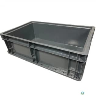 Stacking Totes For Sale: New 24x15x7.5 Plastic Straight Wall Containers from HDPE (SF241507SS) In North Carolina - image 1 Stacking Totes For Sale: New 24x15x7.5 Plastic Straight Wall Containers from HDPE (SF241507SS) In North Carolina - image 1