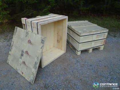 Wood Crates For Sale: Used Wooden Crates with Reinforced Sides and Frame with Mixed Sizes Ontario In Ontario - image 2 Wood Crates For Sale: Used Wooden Crates with Reinforced Sides and Frame with Mixed Sizes Ontario In Ontario - image 2
