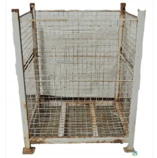 Wire Baskets For Sale: Used 40.5×34.5×51 Wire Baskets with 2 drop doors Ohio In Ohio - image 1 Wire Baskets For Sale: Used 40.5×34.5×51 Wire Baskets with 2 drop doors Ohio In Ohio - image 1