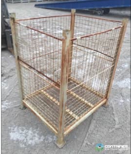 Wire Baskets For Sale: Used 40.5×34.5×51 Wire Baskets with 2 drop doors Ohio In Ohio - image 2 Wire Baskets For Sale: Used 40.5×34.5×51 Wire Baskets with 2 drop doors Ohio In Ohio - image 2