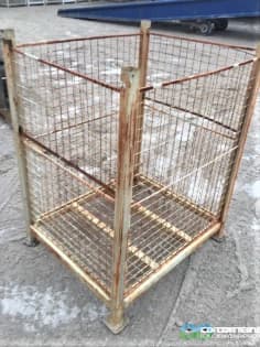 Wire Baskets For Sale: Used 40.5×34.5×51 Wire Baskets with 2 drop doors Ohio In Ohio - image 3 Wire Baskets For Sale: Used 40.5×34.5×51 Wire Baskets with 2 drop doors Ohio In Ohio - image 3