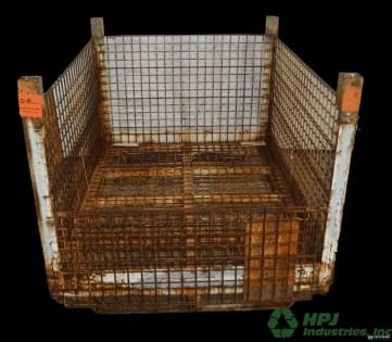 Wire Baskets For Sale: Used 58x45x39 Wire Baskets 1 drop door Mississippi In Mississippi - image 2 Wire Baskets For Sale: Used 58x45x39 Wire Baskets 1 drop door Mississippi In Mississippi - image 2