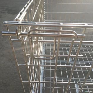 Wire Baskets For Sale: New 40x32x34 Overall Height(28” Clear Height) Wire Baskets - Collapsible Ohio In Ohio - image 3 Wire Baskets For Sale: New 40x32x34 Overall Height(28” Clear Height) Wire Baskets - Collapsible Ohio In Ohio - image 3
