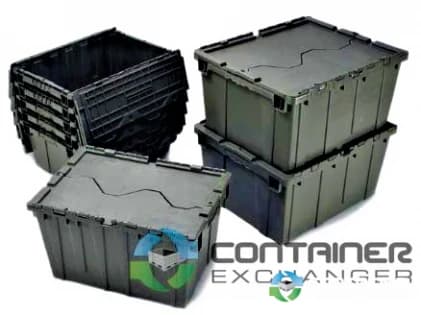 Stack & Nest Totes For Sale: Clearanced - New 21x15x9 Stack & Nest Totes Attached Lid Georgia In Georgia - image 3 Stack & Nest Totes For Sale: Clearanced - New 21x15x9 Stack & Nest Totes Attached Lid Georgia In Georgia - image 3