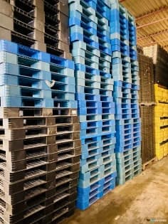 Plastic Pallets For Sale: One-time Used 43x43x5-6 Heavy Duty Stackable Plastic Pallets Ontario In Ontario - image 2 Plastic Pallets For Sale: One-time Used 43x43x5-6 Heavy Duty Stackable Plastic Pallets Ontario In Ontario - image 2