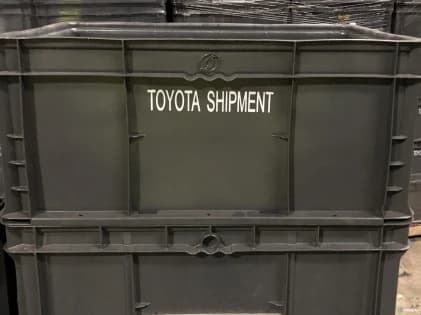 Stacking Totes For Sale: Used 24x15x11 Stacking Totes Mississippi In Mississippi - image 2 Stacking Totes For Sale: Used 24x15x11 Stacking Totes Mississippi In Mississippi - image 2