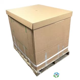 Gaylord Boxes For Sale: Used 48x40x41 HPT STYLE Four Wall Full Bottom Rectangular Gaylord Box With Cover Gaylord Box Shipping Box Pallet box Illinois In Illinois - image 1 Gaylord Boxes For Sale: Used 48x40x41 HPT STYLE Four Wall Full Bottom Rectangular Gaylord Box With Cover Gaylord Box Shipping Box Pallet box Illinois In Illinois - image 1