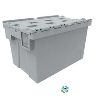 Stack & Nest Totes For Sale: CLEARANCE SALE New 24x16x12 Handheld Attached Lid Container Georgia In Georgia - image 1 Stack & Nest Totes For Sale: CLEARANCE SALE New 24x16x12 Handheld Attached Lid Container Georgia In Georgia - image 1