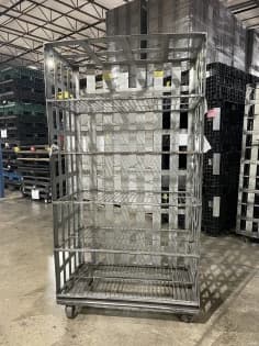 Shelving Systems For Sale: Used 86x65x26 Deep Metal Shelving Racks with Casters Indiana In Indiana - image 2 Shelving Systems For Sale: Used 86x65x26 Deep Metal Shelving Racks with Casters Indiana In Indiana - image 2