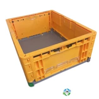 Stacking Totes For Sale: Used 19x15x7.25 Collapsible Plastic Stacking Totes Georgia In Georgia - image 1 Stacking Totes For Sale: Used 19x15x7.25 Collapsible Plastic Stacking Totes Georgia In Georgia - image 1
