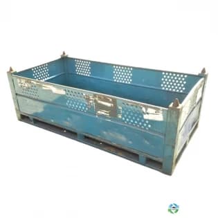 Metal Bins For Sale: Used 72x36x26 Rigid Metal Bins - No Drop Gates Ontario In Ontario - image 1 Metal Bins For Sale: Used 72x36x26 Rigid Metal Bins - No Drop Gates Ontario In Ontario - image 1
