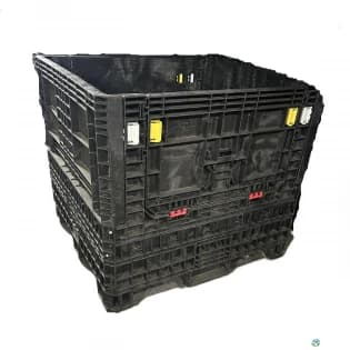 Pallet Containers For Sale: Used 45x48x42 Collapsible Bulk Containers with Drop Doors South Carolina In South Carolina - image 1 Pallet Containers For Sale: Used 45x48x42 Collapsible Bulk Containers with Drop Doors South Carolina In South Carolina - image 1
