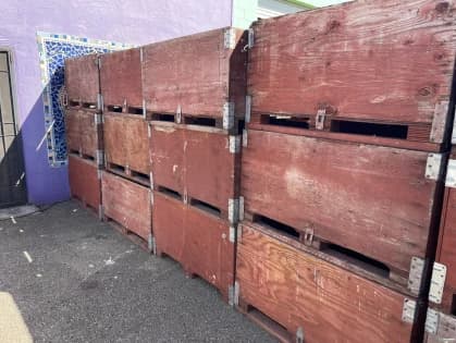 Wood Crates For Sale: Used 48x48x24 Wood Crates California In California - image 2 Wood Crates For Sale: Used 48x48x24 Wood Crates California In California - image 2