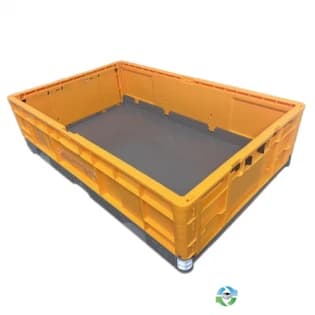 Stacking Totes For Sale: Clearance pricing! Used 30x19x7.25 Collapsible Plastic Stacking Totes Canada In Quebec - image 1 Stacking Totes For Sale: Clearance pricing! Used 30x19x7.25 Collapsible Plastic Stacking Totes Canada In Quebec - image 1