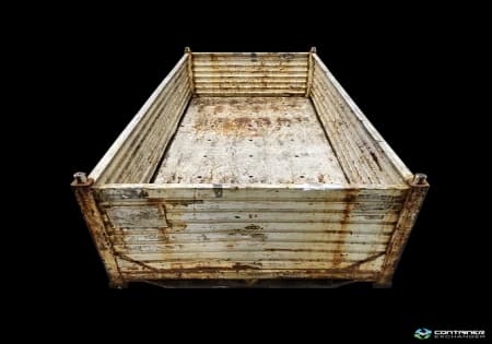 Metal Bins For Sale: Used 120x48x33 Rigid Metal Bins No Drop Gates Ohio In Ohio - image 1 Metal Bins For Sale: Used 120x48x33 Rigid Metal Bins No Drop Gates Ohio In Ohio - image 1