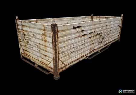 Metal Bins For Sale: Used 120x48x33 Rigid Metal Bins No Drop Gates Ohio In Ohio - image 4 Metal Bins For Sale: Used 120x48x33 Rigid Metal Bins No Drop Gates Ohio In Ohio - image 4