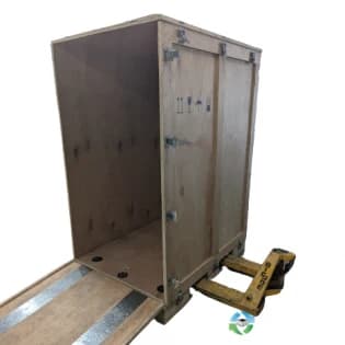 Wood Crates For Sale: Used 66x40x71 Heavy Duty Wood Shipping Crate With Ramps California In California - image 1 Wood Crates For Sale: Used 66x40x71 Heavy Duty Wood Shipping Crate With Ramps California In California - image 1