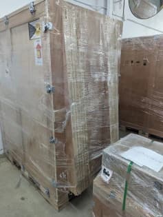 Wood Crates For Sale: Used 66x40x71 Heavy Duty Wood Shipping Crate With Ramps California In California - image 2 Wood Crates For Sale: Used 66x40x71 Heavy Duty Wood Shipping Crate With Ramps California In California - image 2