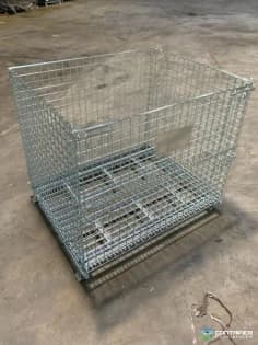 Wire Baskets For Sale: New 48x40x42 (36" inside height) Wire Basket Stackable Collapsible with Drop Gate Georgia In Georgia - image 2 Wire Baskets For Sale: New 48x40x42 (36" inside height) Wire Basket Stackable Collapsible with Drop Gate Georgia In Georgia - image 2