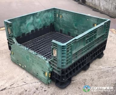 Pallet Containers For Sale: Used 45x48x25 Collapsible Bulk Containers in Michigan In Michigan - image 2 Pallet Containers For Sale: Used 45x48x25 Collapsible Bulk Containers in Michigan In Michigan - image 2